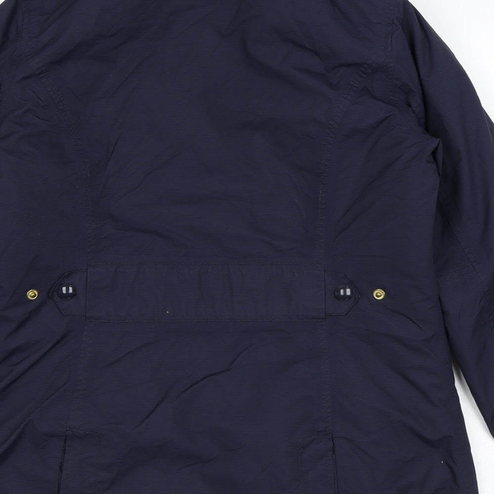 Joules Womens Blue Anorak Jacket Size 8 Zip