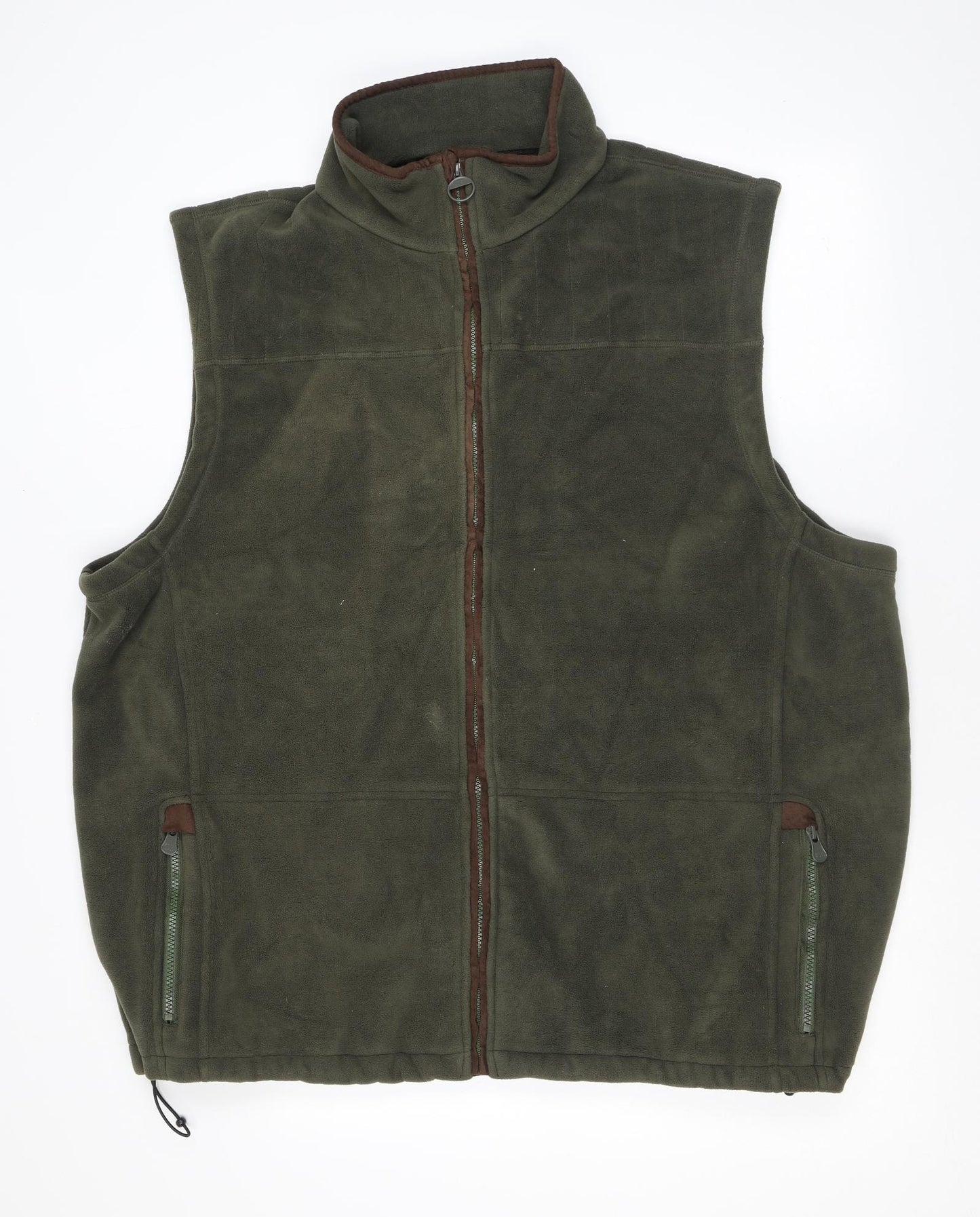 Country Estate Mens Green Gilet Jacket Size 2XL Zip