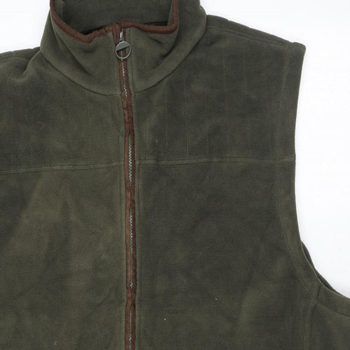 Country Estate Mens Green Gilet Jacket Size 2XL Zip