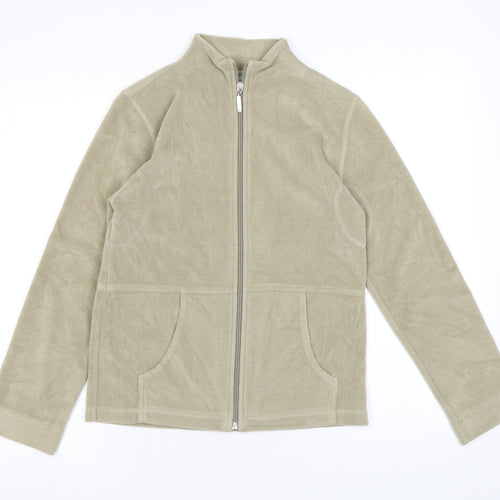 Per Una Womens Beige Jacket Size 10 Zip