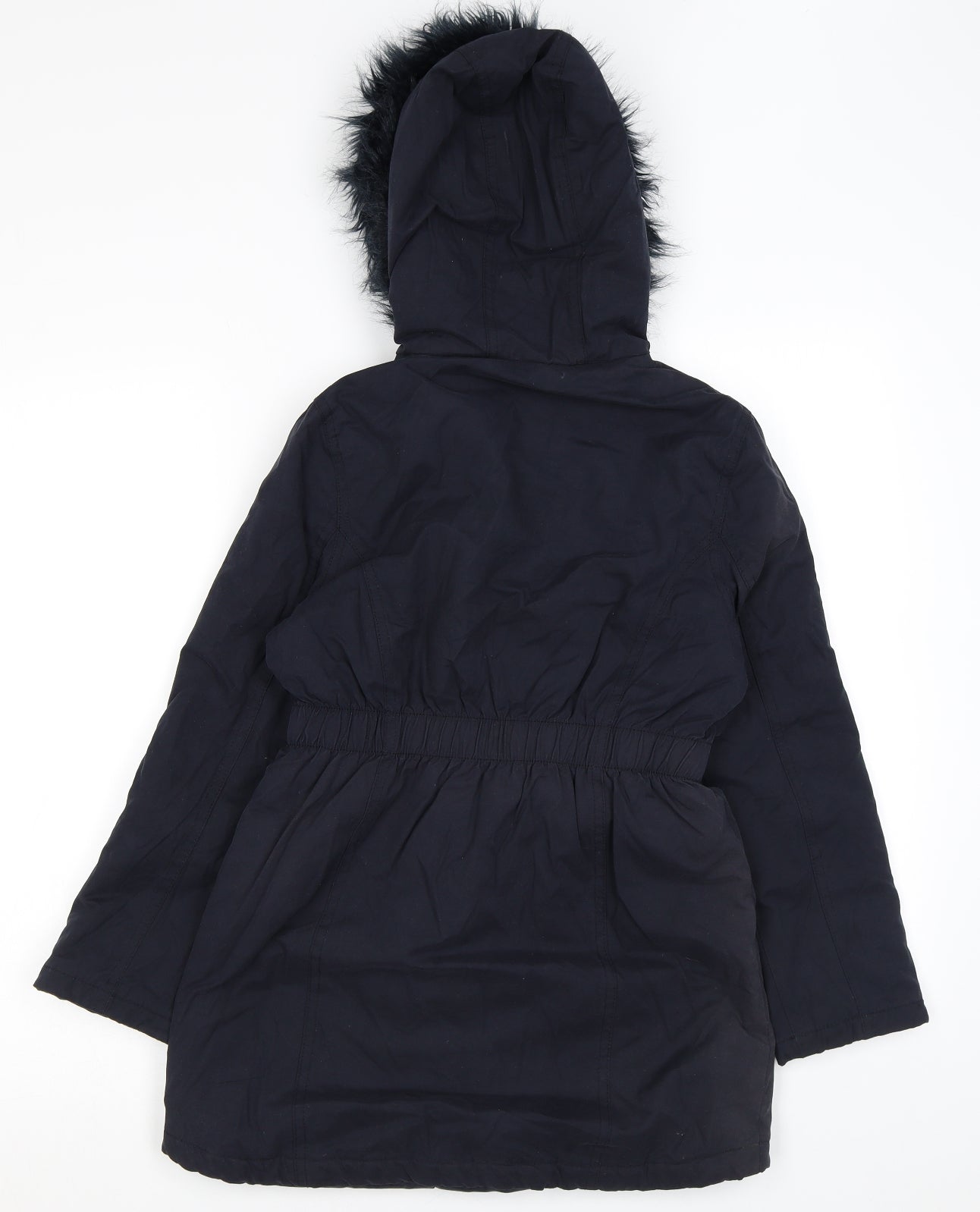 Blue Zoo Girls Blue Anorak Coat Size 9-10 Years Zip