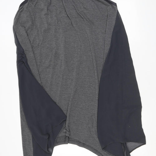 Label Lab Womens Grey Polyester Kaftan Size 14 Round Neck Pullover