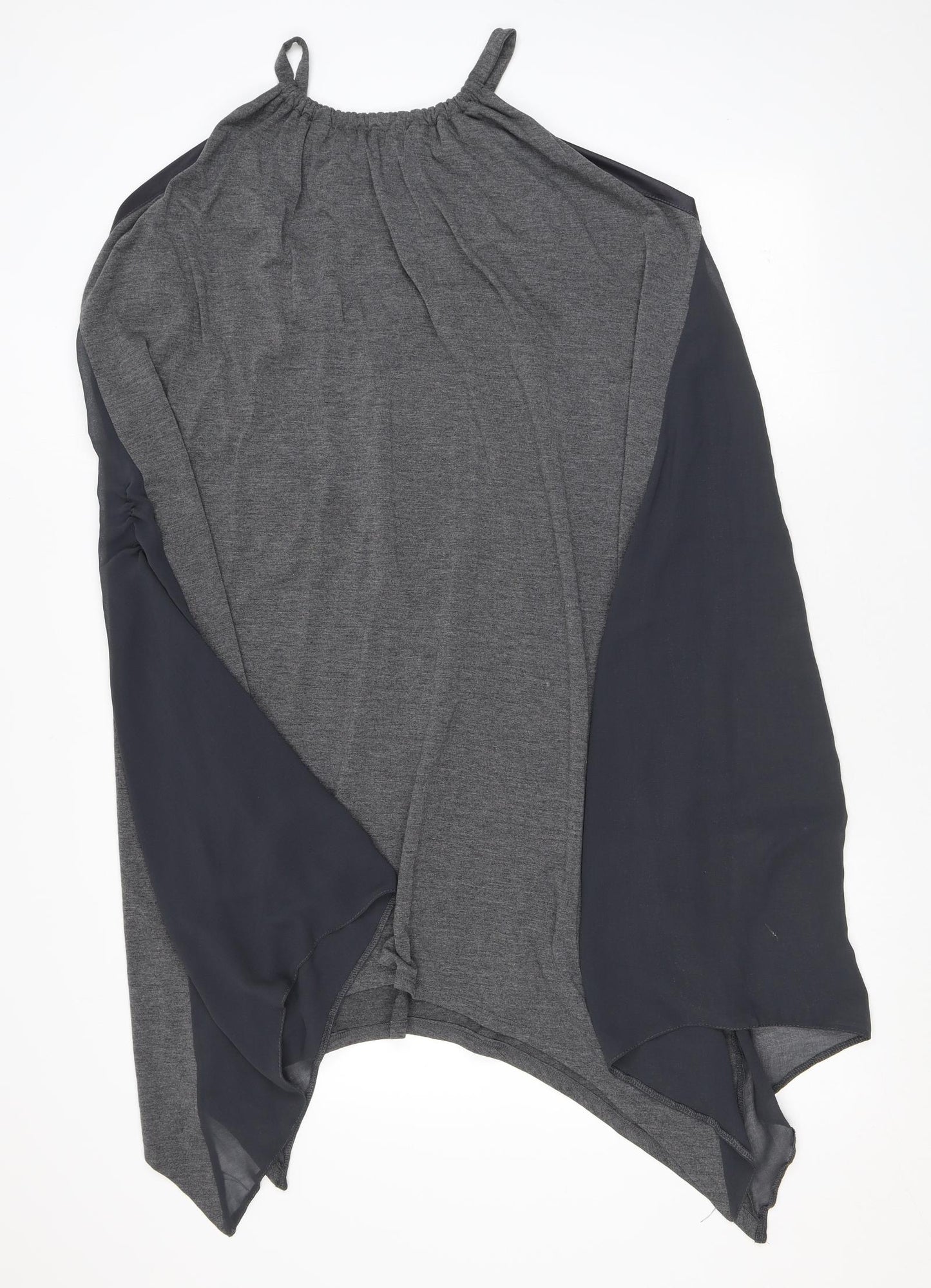 Label Lab Womens Grey Polyester Kaftan Size 14 Round Neck Pullover