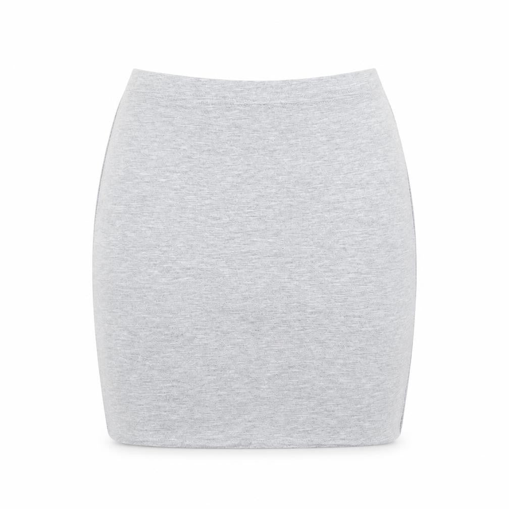 Boohoo Womens Grey Polyester Bandage Skirt Size 8 - Elastic Waist