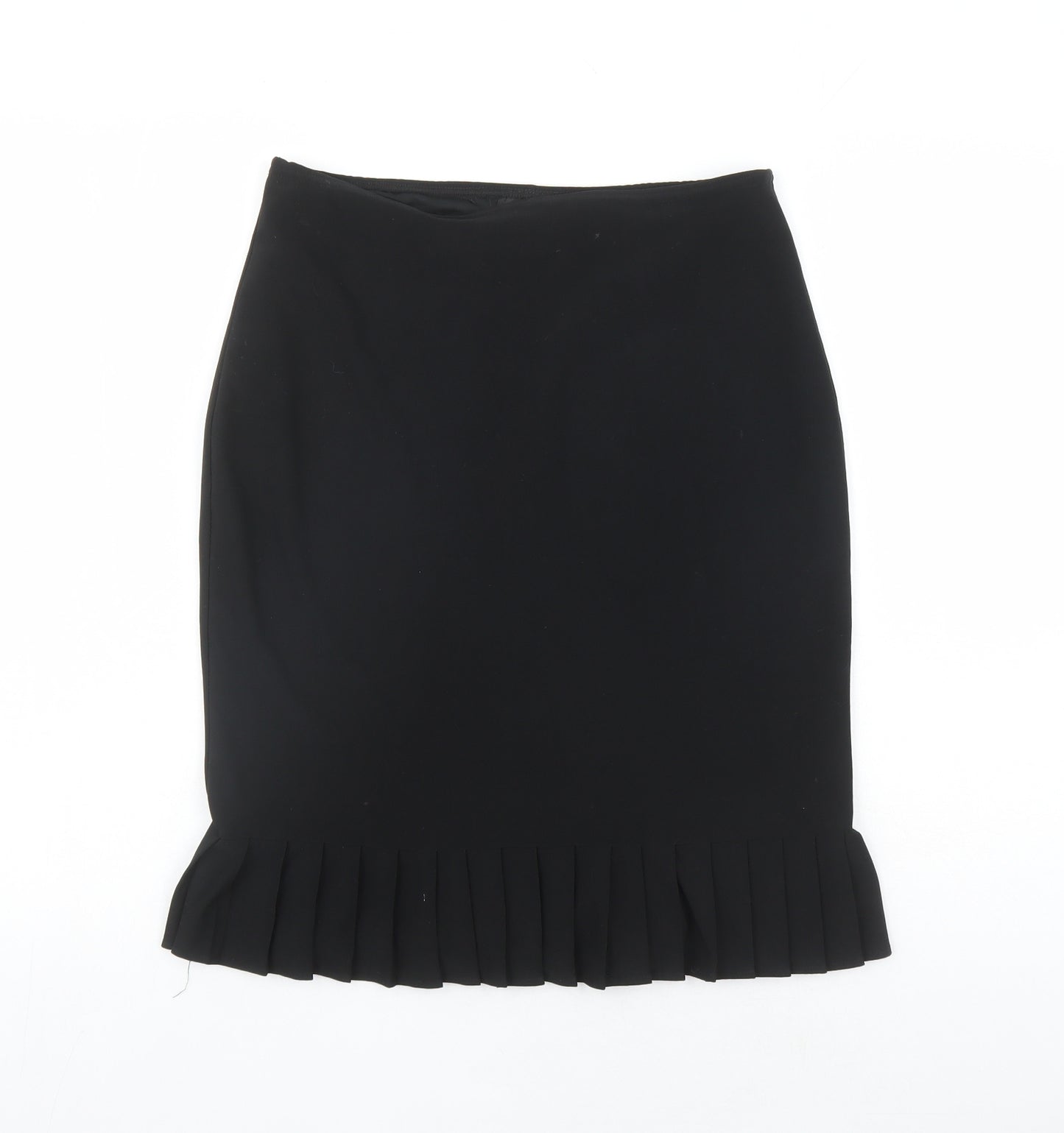 Ego Womens Black Polyester Trumpet Skirt Size 12 - Elastic Waist