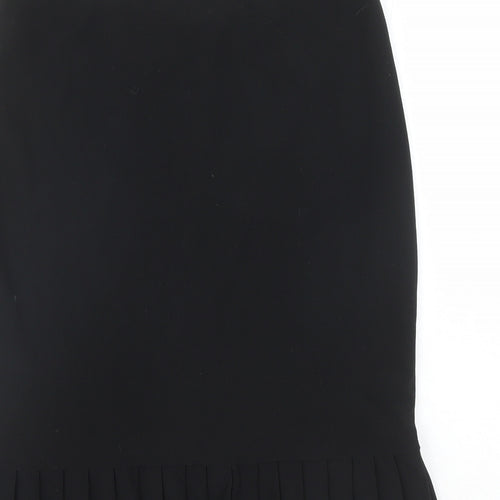 Ego Womens Black Polyester Trumpet Skirt Size 12 - Elastic Waist
