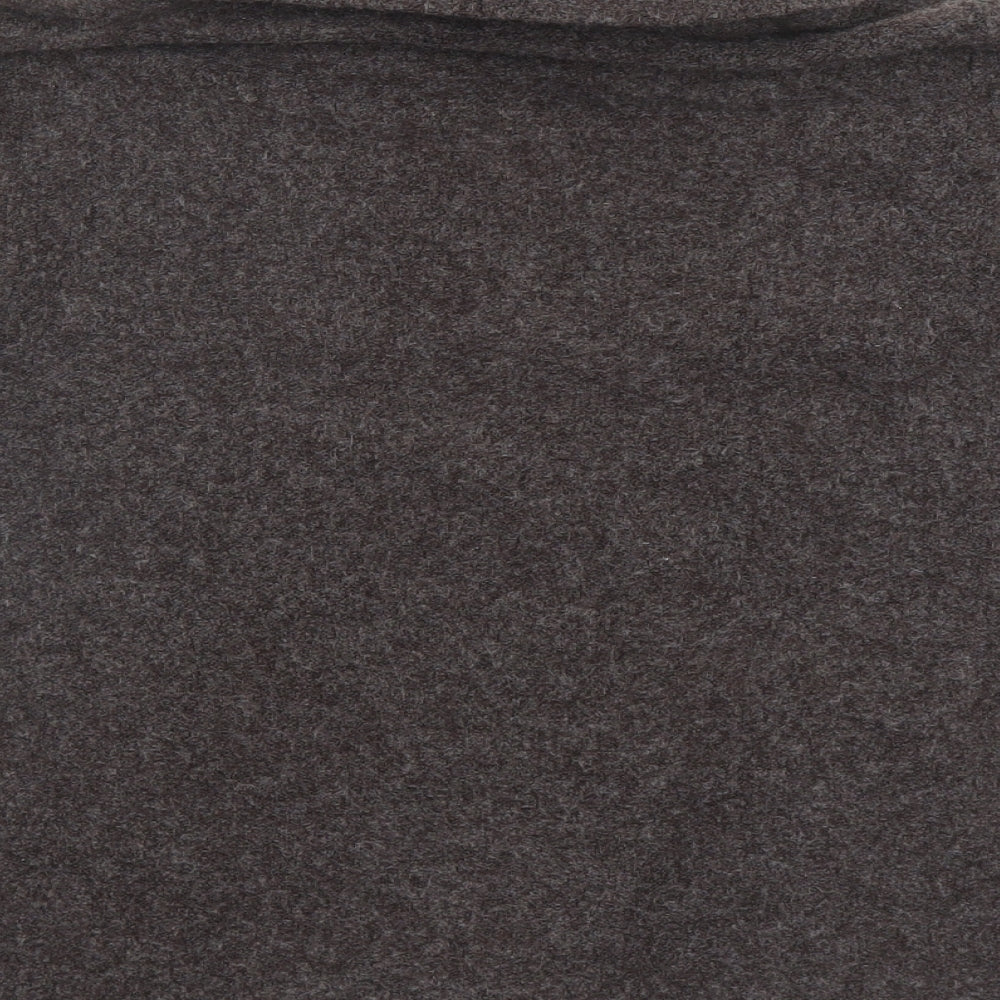 Topshop Womens Brown Roll Neck Acrylic Pullover Jumper Size 12