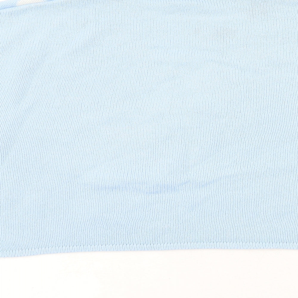 Divided by H&M Womens Black Mock Neck Geometric Acrylic Pullover Jumper Size M - Butterfly pattern