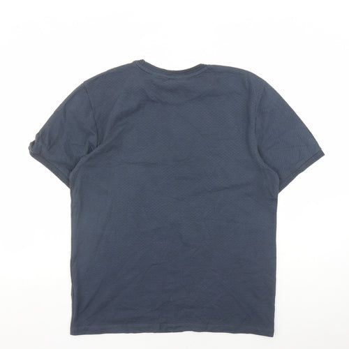 NEXT Mens Blue Cotton T-Shirt Size M Round Neck