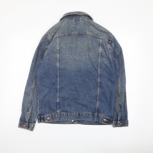 New Look Womens Blue Jacket Size 8 Button