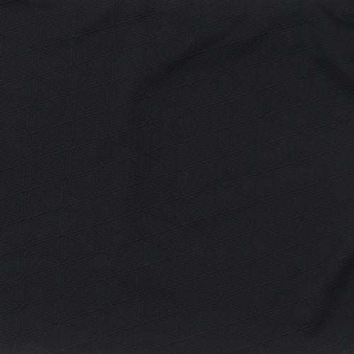 Lipsy Womens Black Geometric Polyester Mini Skirt Size 16 - Slit