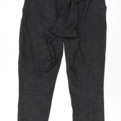 adidas Mens Grey Cotton Jogger Trousers Size S L27 in Regular - Logo