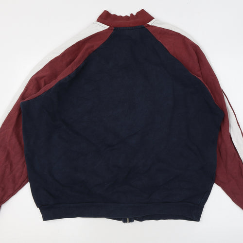 ASOS Mens Blue Cotton Full Zip Sweatshirt Size M