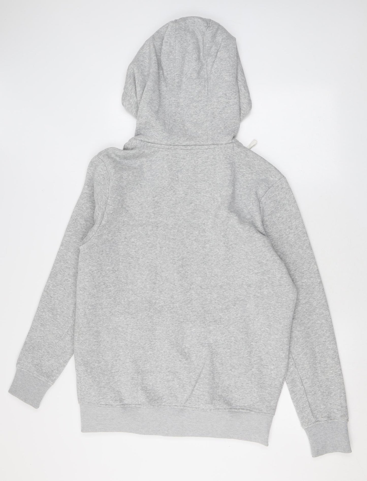 SoulCal&Co Mens Grey Cotton Full Zip Hoodie Size L