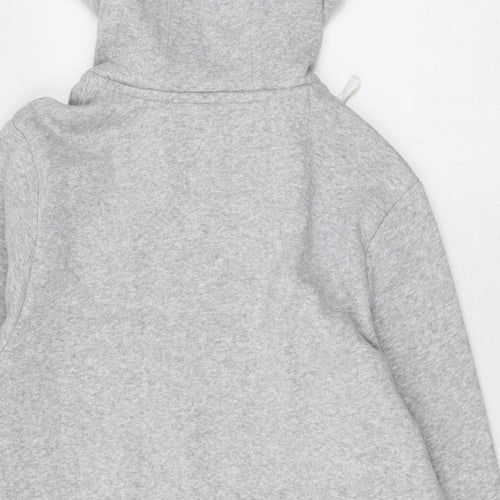 SoulCal&Co Mens Grey Cotton Full Zip Hoodie Size L