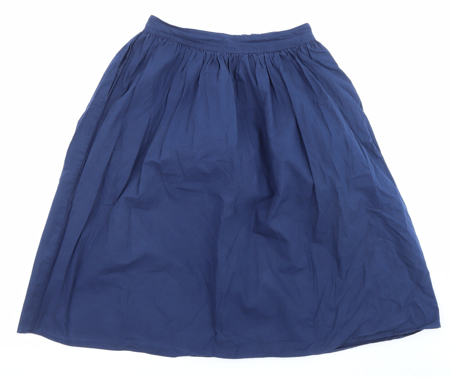 NEXT Womens Blue Cotton A-Line Skirt Size 8