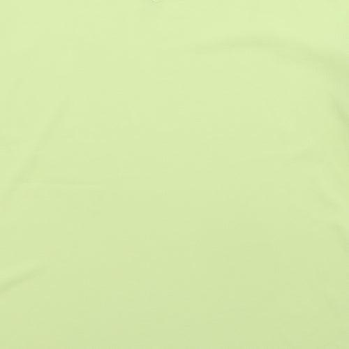 Bonmarché Womens Green Polyester Basic Blouse Size 14 Boat Neck