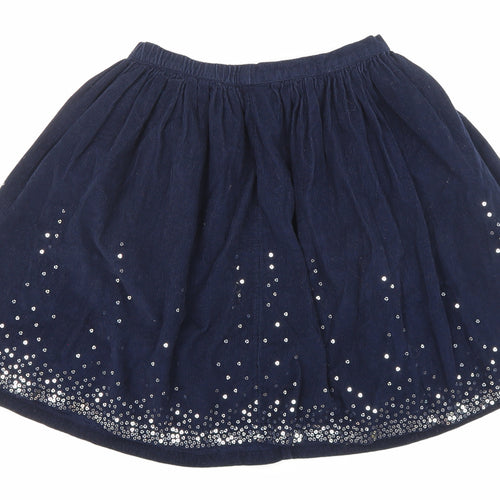 John Lewis Girls Blue Cotton Flare Set Size 11 Years Regular Zip - Sequence