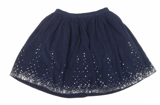 John Lewis Girls Blue Cotton Flare Set Size 11 Years Regular Zip - Sequence