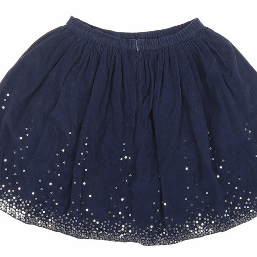 John Lewis Girls Blue Cotton Flare Set Size 11 Years Regular Zip - Sequence