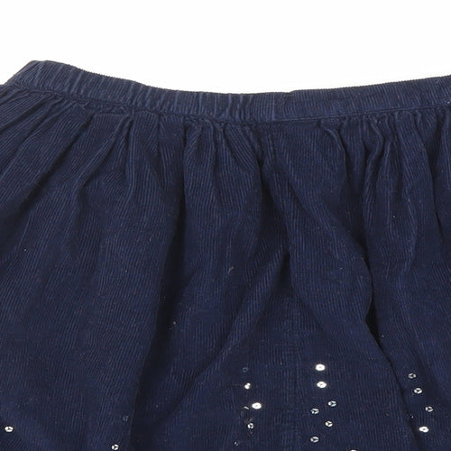 John Lewis Girls Blue Cotton Flare Set Size 11 Years Regular Zip - Sequence