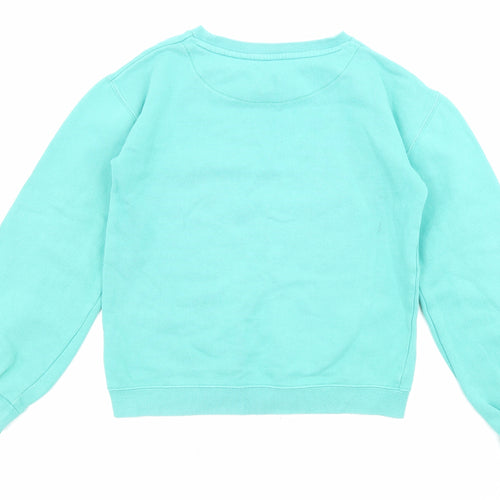John Lewis Girls Green Cotton Pullover Sweatshirt Size 11 Years Pullover - Girls support girls