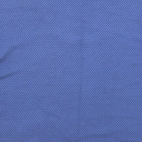 Marble Womens Blue Round Neck Cotton Cardigan Jumper Size 4 - Open