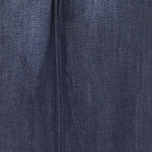 River Island Mens Blue Cotton Skinny Jeans Size 28 in L30 in Regular Button