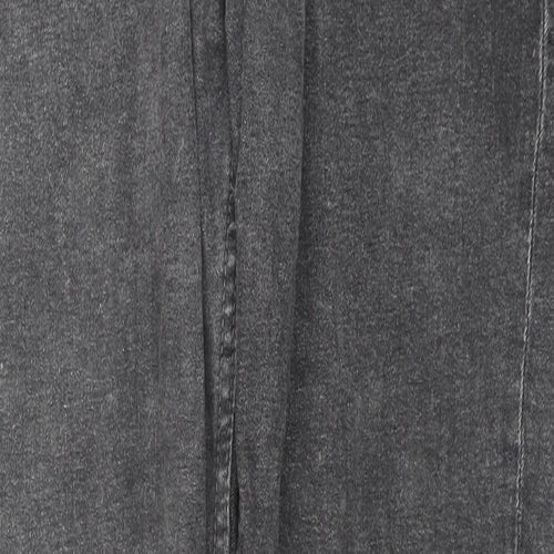 H&M Mens Grey Cotton Skinny Jeans Size 32 in L32 in Regular Zip