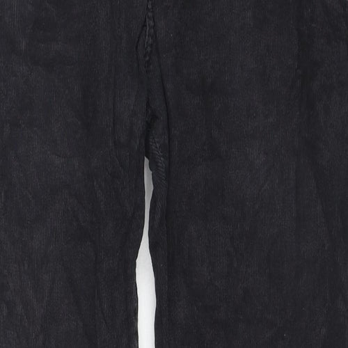 Marks and Spencer Mens Black Cotton Snow Pants Trousers Size 34 in L31 in Regular Zip