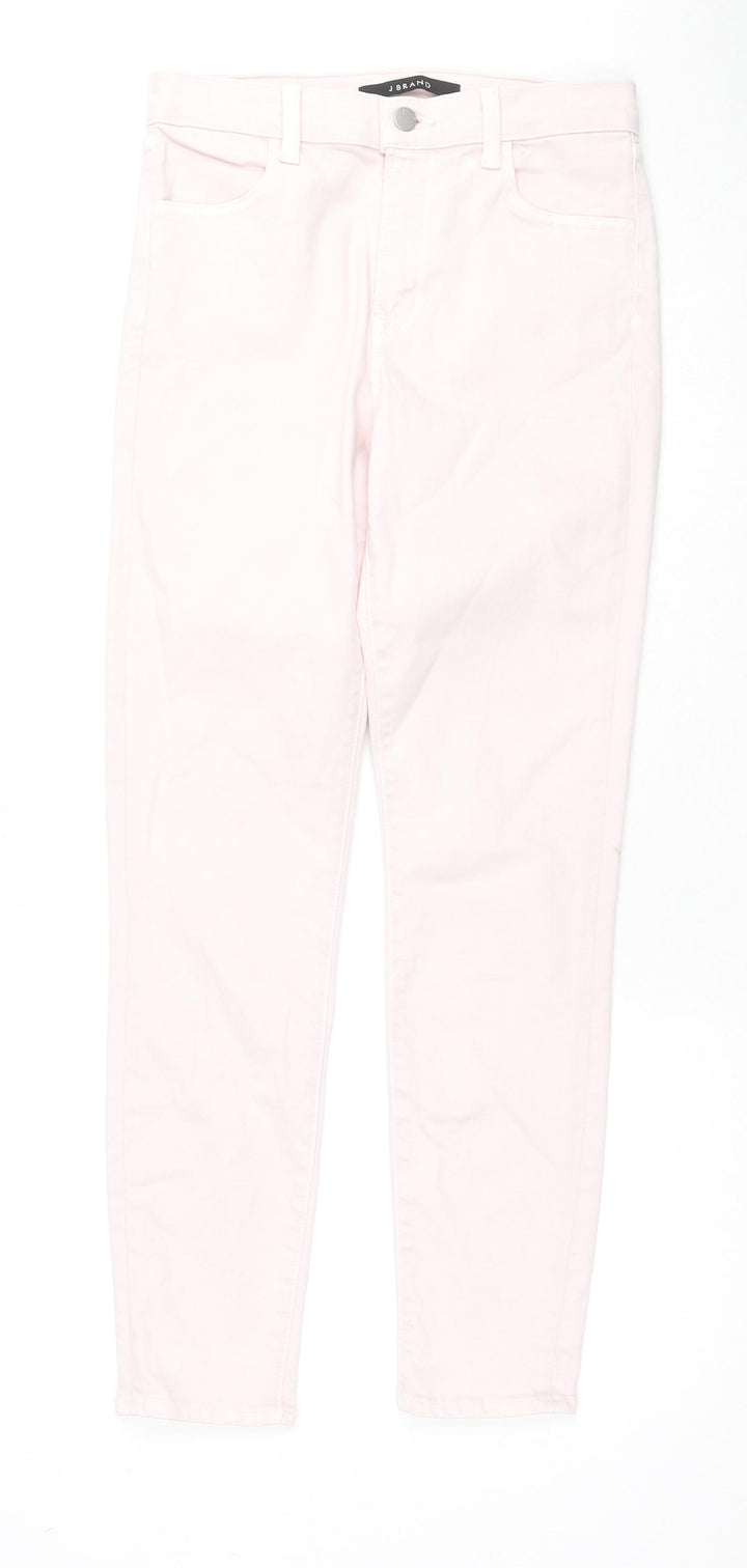 J Brand Womens Pink Cotton Skinny Jeans Size 27 in L27 in Regular Zip