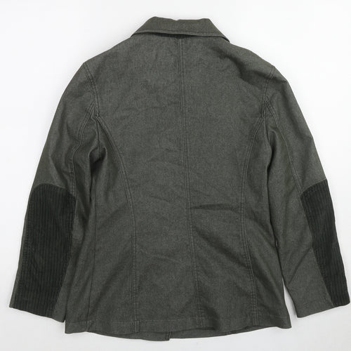 Capopera Womens Green Jacket Size S Button