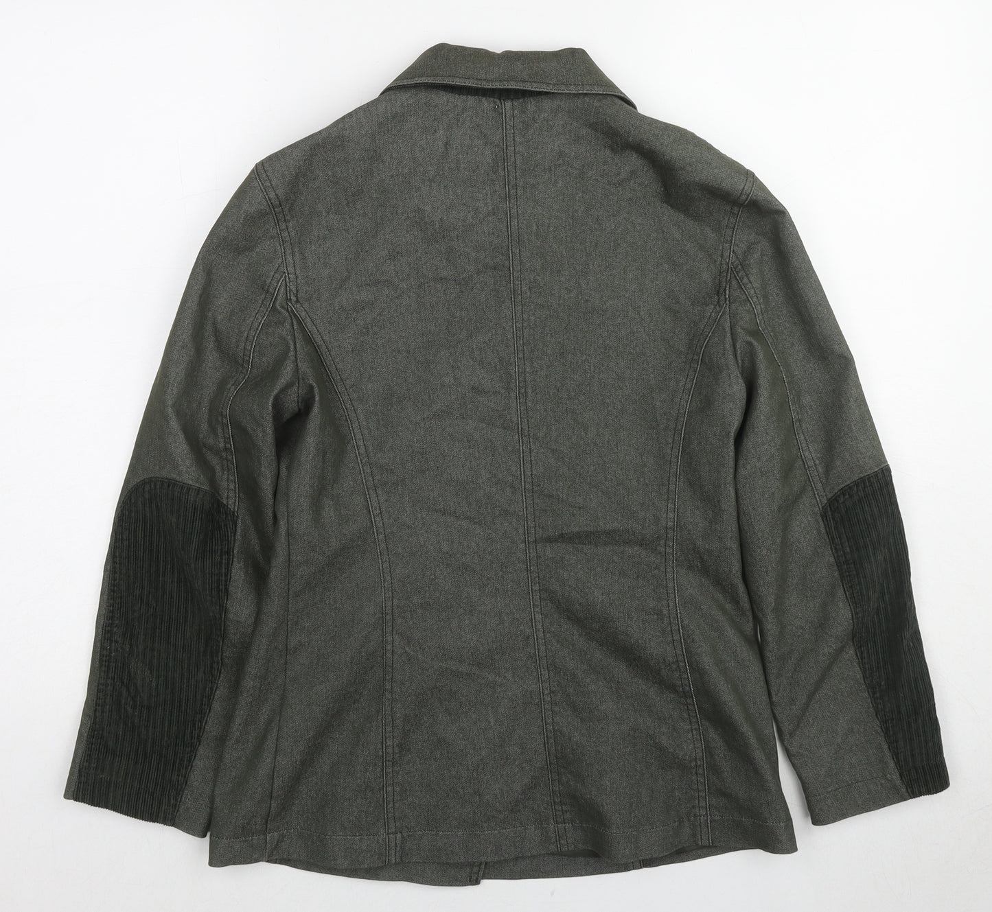 Capopera Womens Green Jacket Size S Button