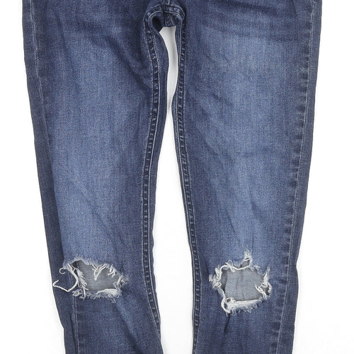 Myleene Klass Womens Blue Cotton Skinny Jeans Size 8 L28 in Regular Zip