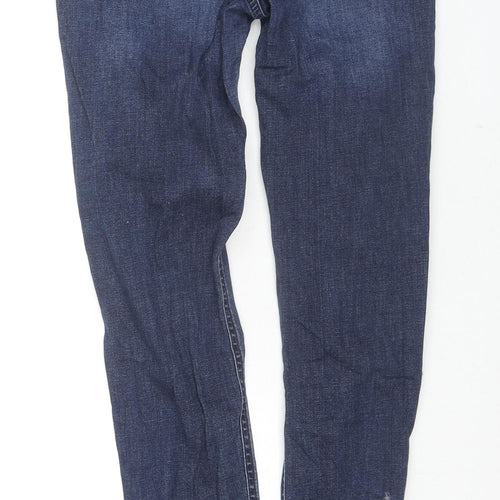 Myleene Klass Womens Blue Cotton Skinny Jeans Size 8 L28 in Regular Zip