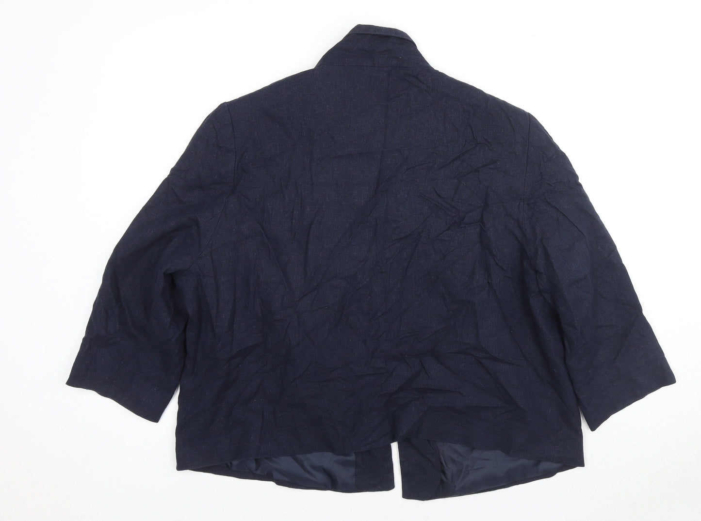 Bonmarché Womens Blue Jacket Blazer Size 24