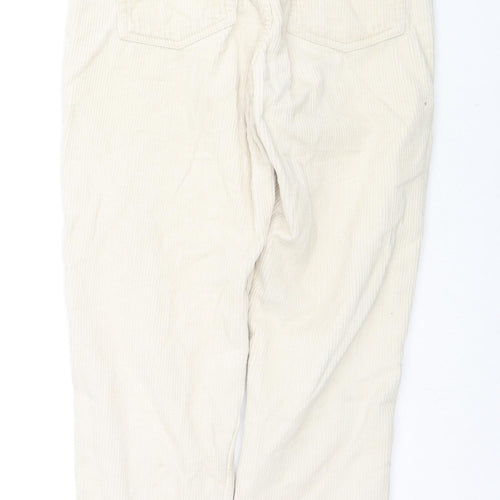 BDG Womens Beige Cotton Trousers Size 27 in L30 in Regular Zip