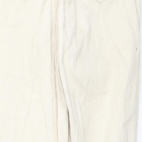 BDG Womens Beige Cotton Trousers Size 27 in L30 in Regular Zip