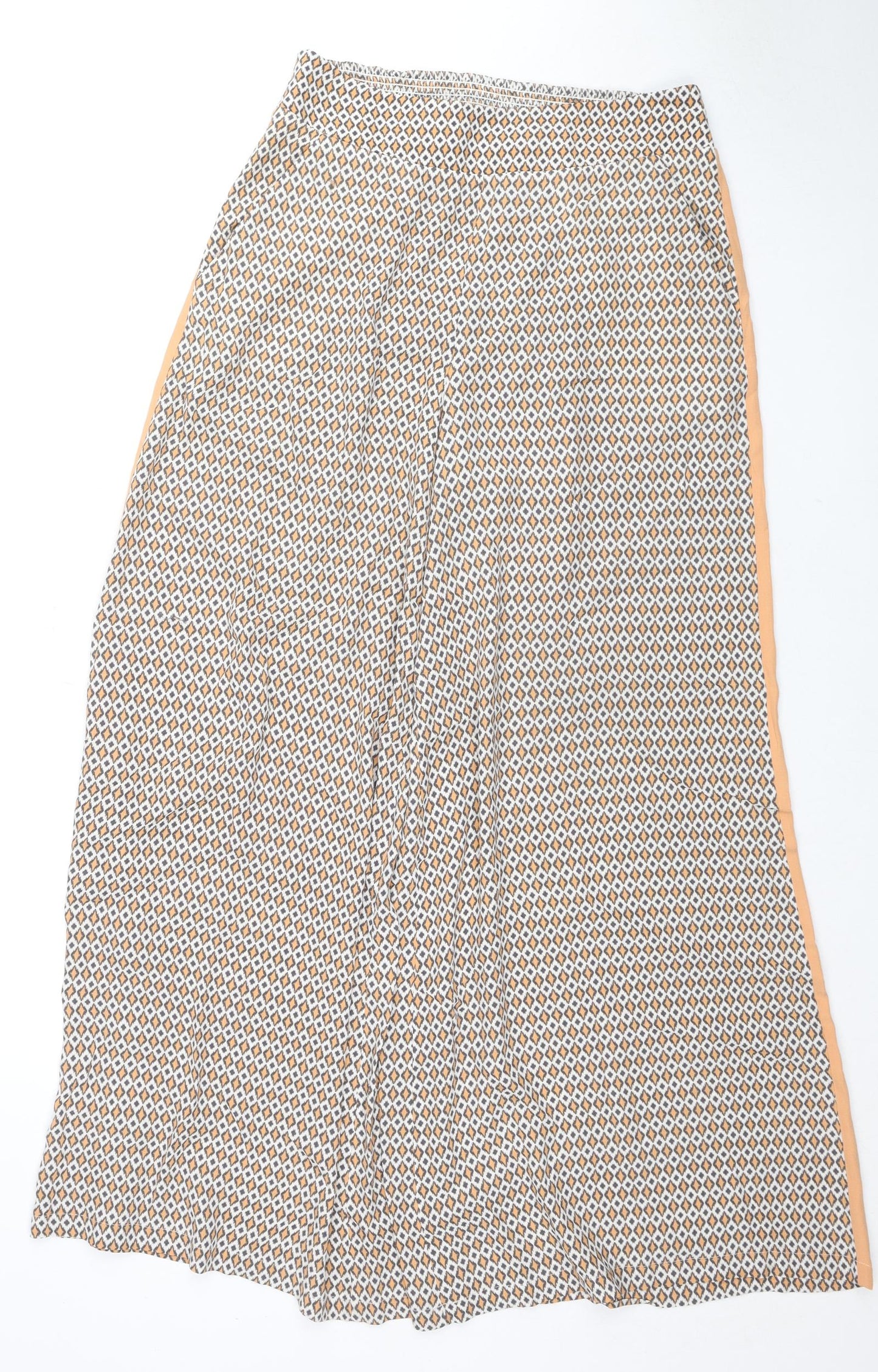 Mint Velvet Womens Multicoloured Geometric Viscose Harem Trousers Size 12 L29 in Regular