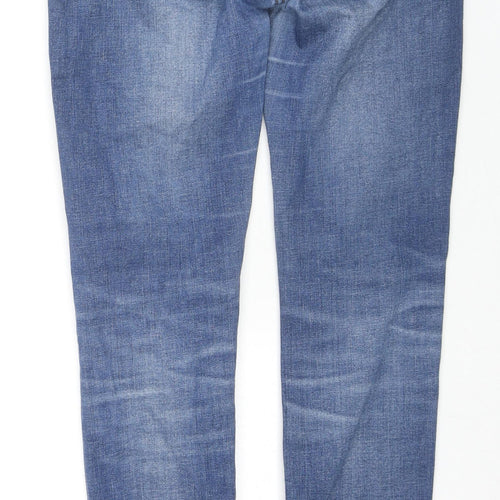 Dondup Womens Blue Cotton Skinny Jeans Size 29 in L27 in Regular Zip
