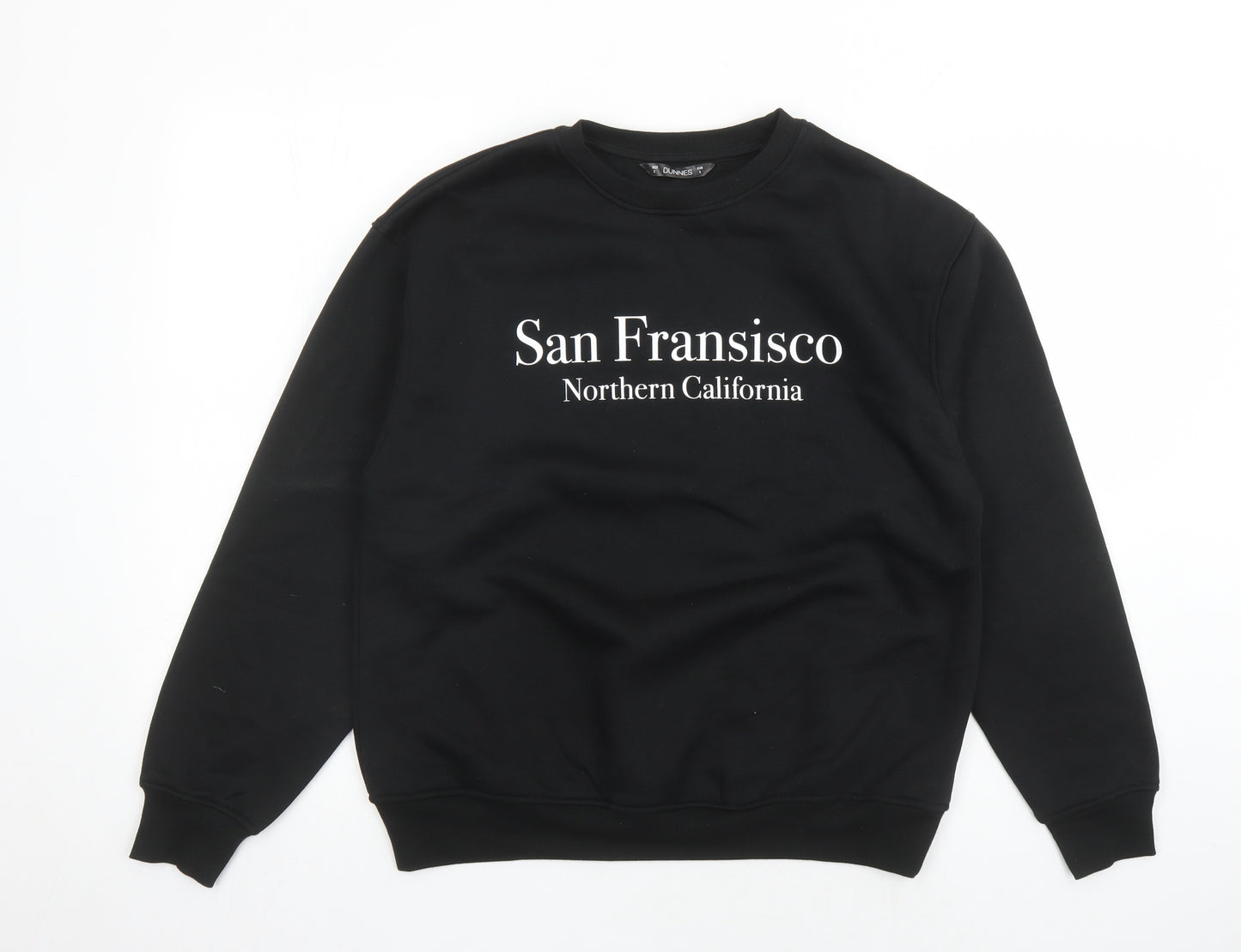 Dunnes Stores Womens Black Polyester Pullover Sweatshirt Size S Pullover - San Francisco
