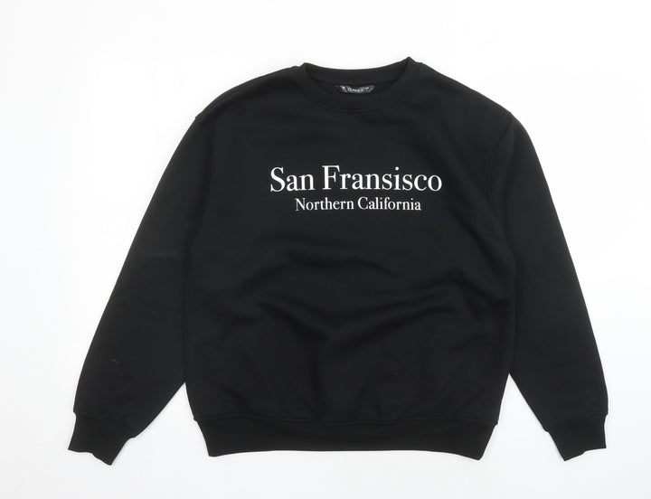 Dunnes Stores Womens Black Polyester Pullover Sweatshirt Size S Pullover - San Francisco