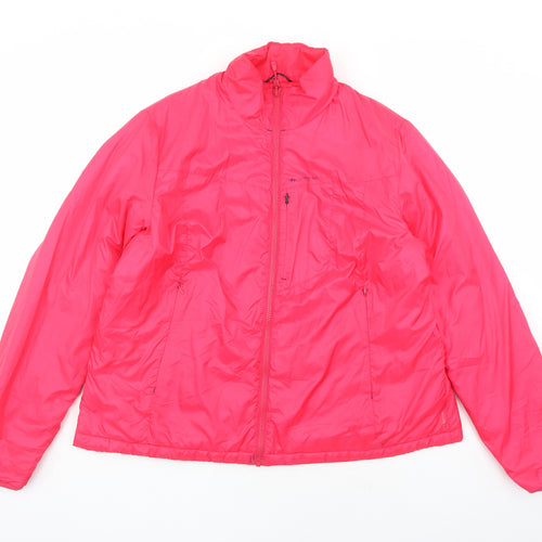 Quechua Womens Pink Jacket Size 2XL Zip