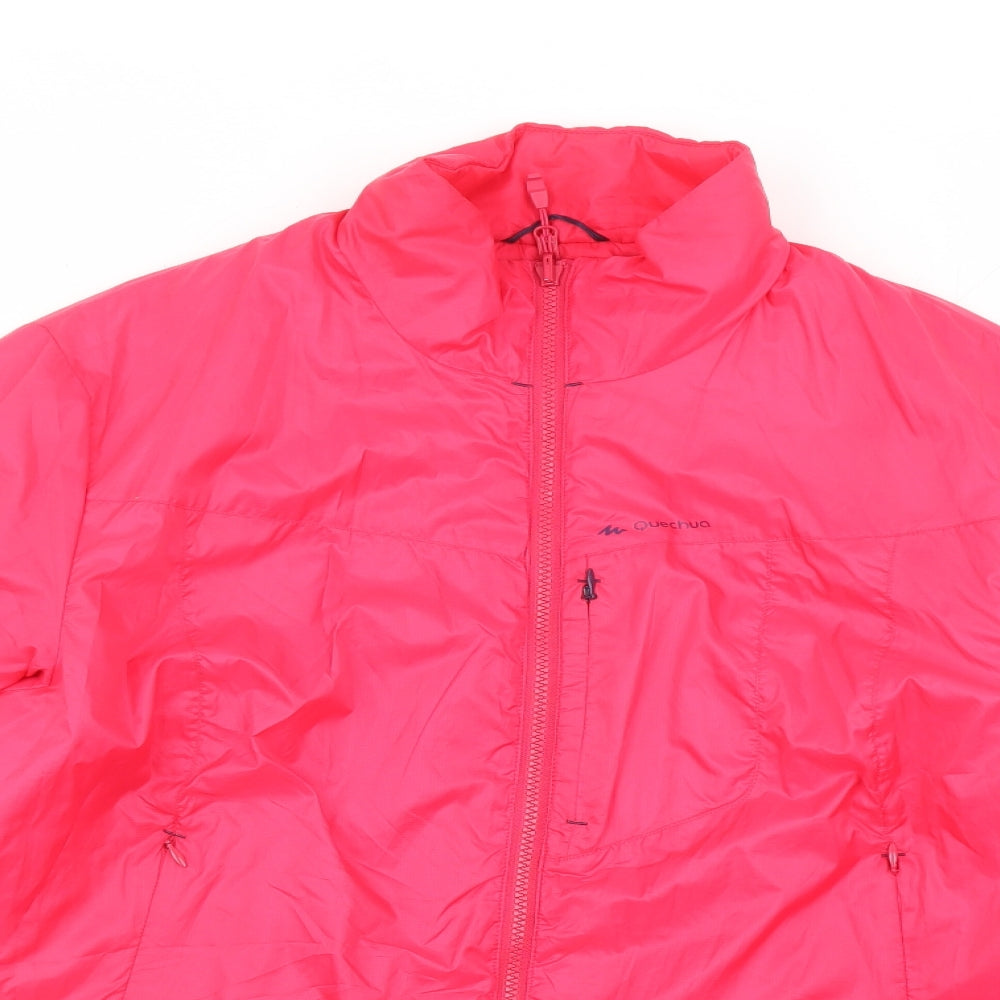 Quechua Womens Pink Jacket Size 2XL Zip