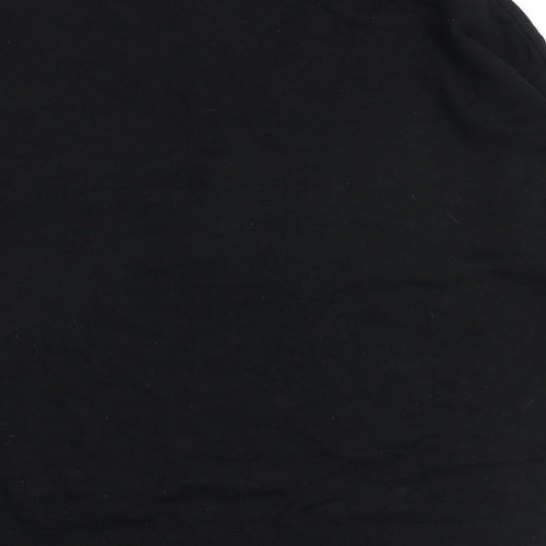 Debenhams Womens Black Round Neck Acrylic Pullover Jumper Size 12