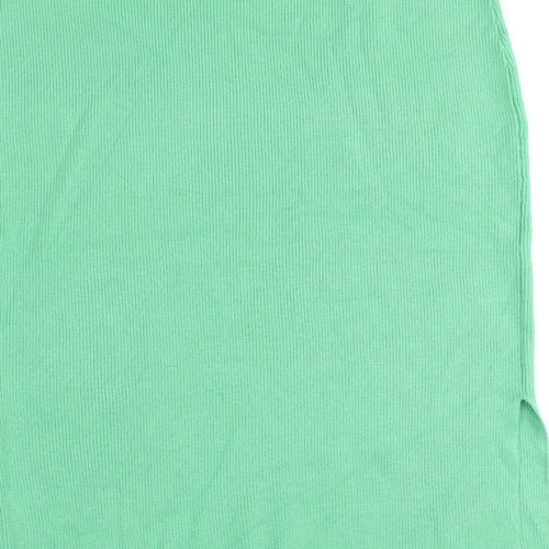 Marks and Spencer Womens Green Viscose Straight & Pencil Skirt Size XL