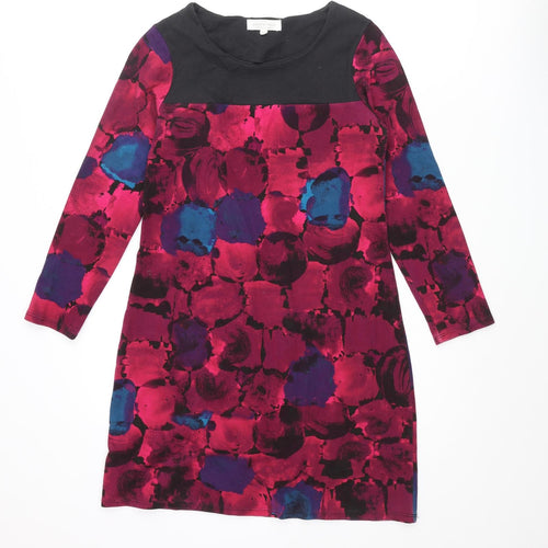 Braintree Womens Multicoloured Geometric Cotton Mini Size XS Round Neck Pullover