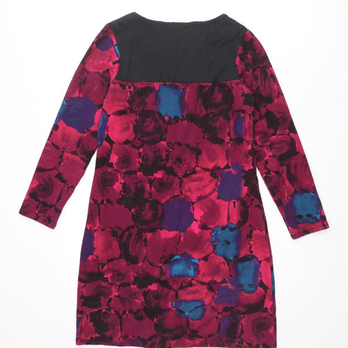 Braintree Womens Multicoloured Geometric Cotton Mini Size XS Round Neck Pullover