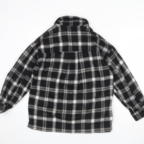 FOREVER 21 Womens Multicoloured Plaid Jacket Size XS Button