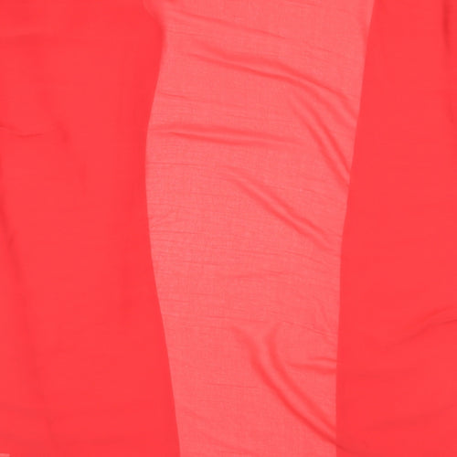 Phase Eight Womens Red Polyester Basic Blouse Size M V-Neck - Kimono